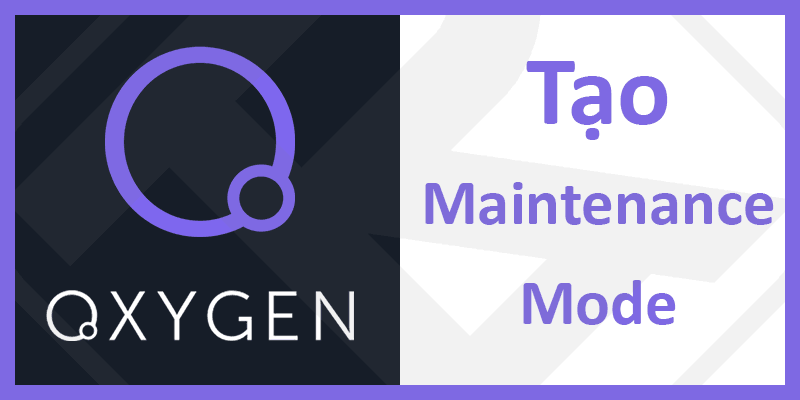 Maintenance mode in Oxygen Builder