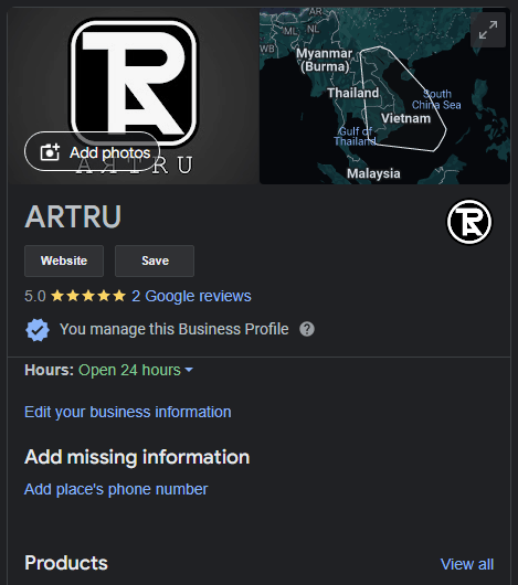 Google Map ARTRU