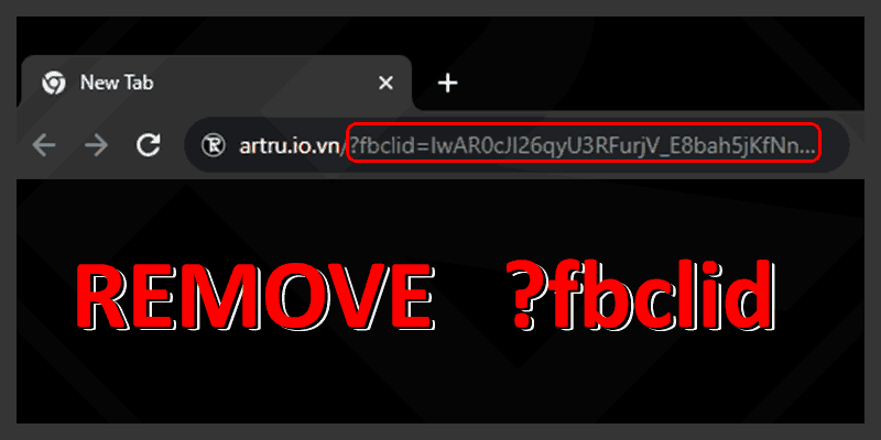 Remove ?fbclid parameter when sharing link from Facebook