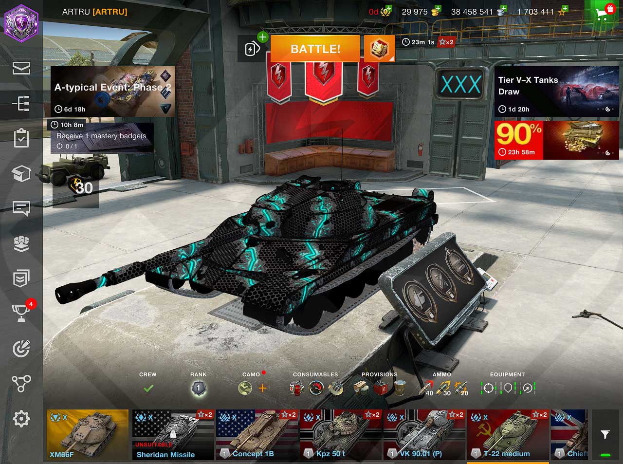 Garage ARTRU WOT Blitz